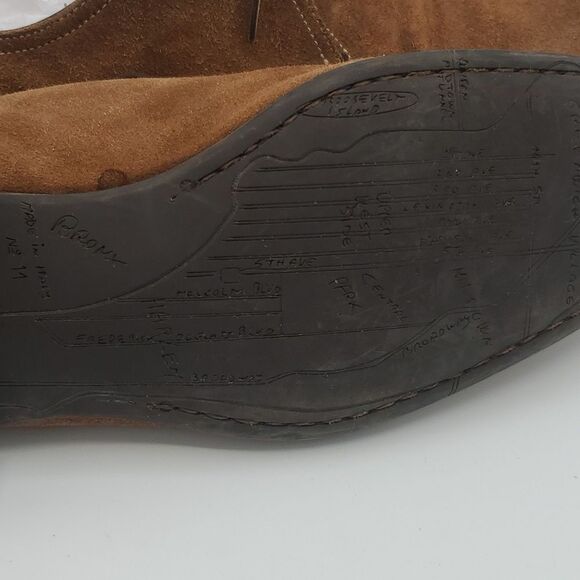 To Boot New York Tan Suede Derby Shoes Style Size 11 - Picture 8 of 9